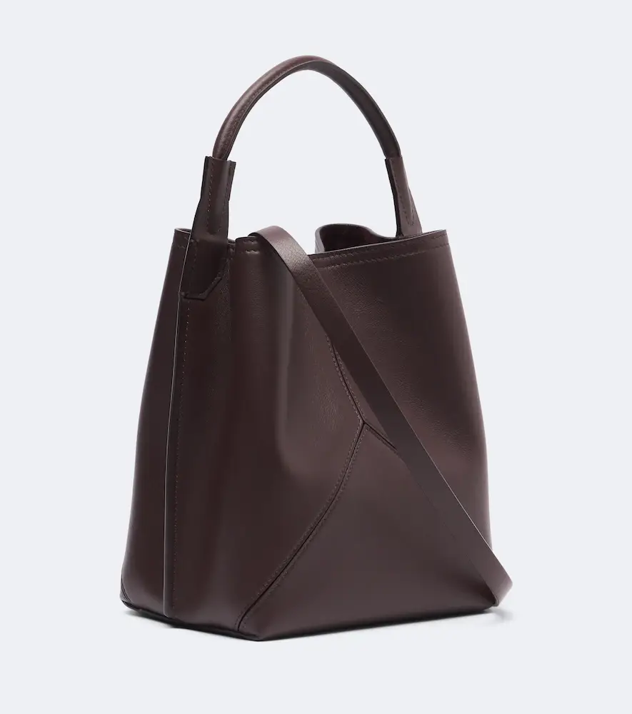 Victoria Beckham Victoria leather bucket bag | Thumbnail 3 Victoria Beckham Victoria leather bucket bag | Thumbnail 3