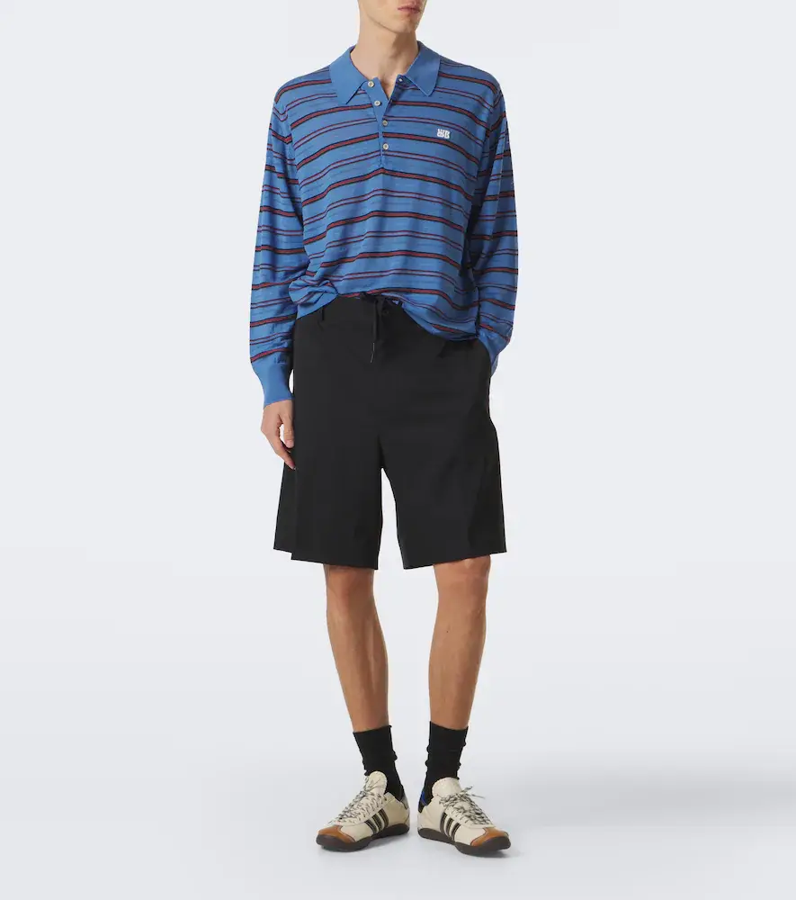 Wales Bonner Beam striped wool polo sweater | Thumbnail 3
