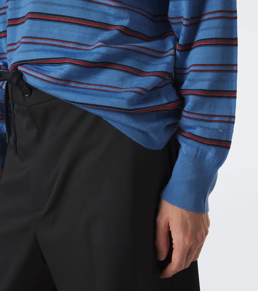 Wales Bonner Beam striped wool polo sweater | Thumbnail 5