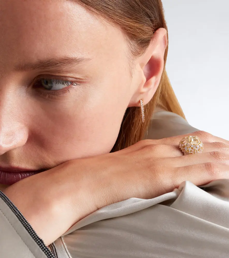 Suzanne Kalan 18kt gold ring with diamonds | Thumbnail 3 Suzanne Kalan 18kt gold ring with diamonds | Thumbnail 3