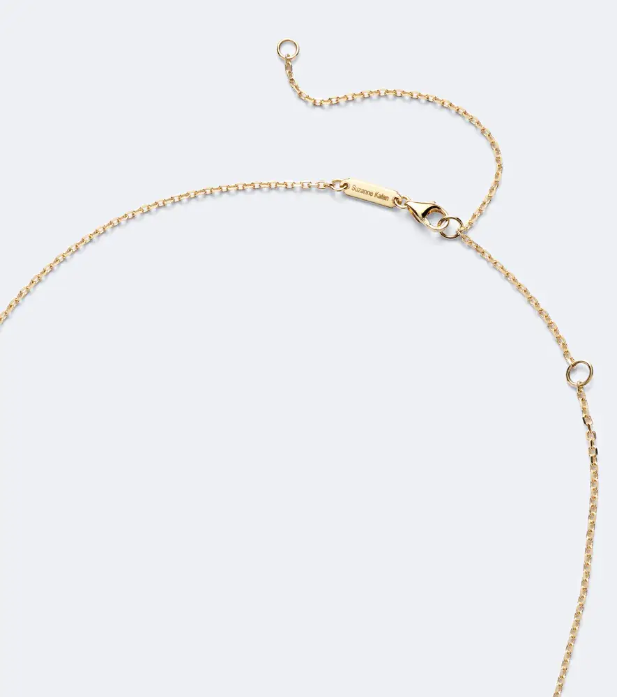 Suzanne Kalan Evil Eye 18kt gold pendant necklace with diamonds and turquoise | Thumbnail 3 Suzanne Kalan Evil Eye 18kt gold pendant necklace with diamonds and turquoise | Thumbnail 3