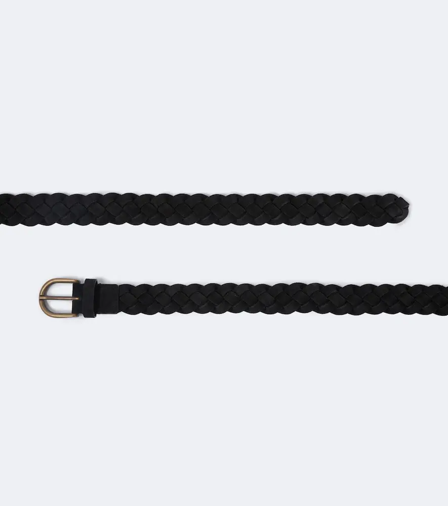 Rubinacci Braided suede belt | Thumbnail 2