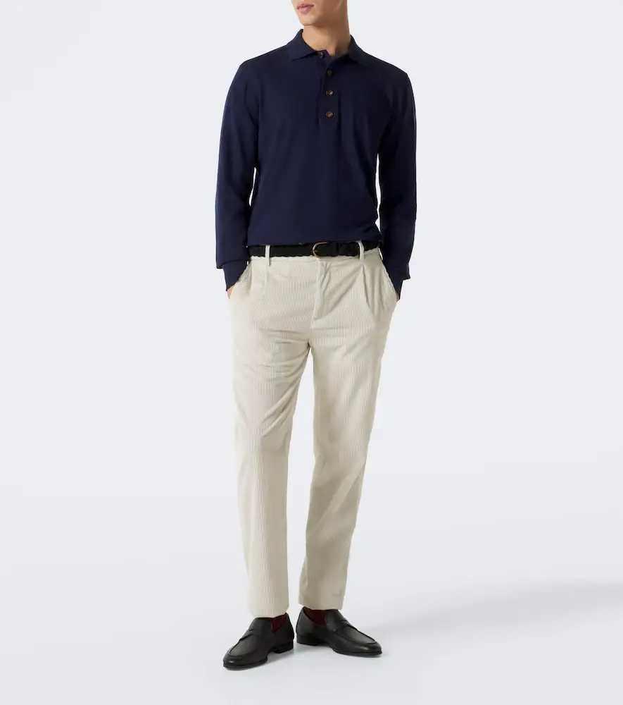 ELEVENTY Cotton and cashmere polo sweater | Thumbnail 2 ELEVENTY Cotton and cashmere polo sweater | Thumbnail 2