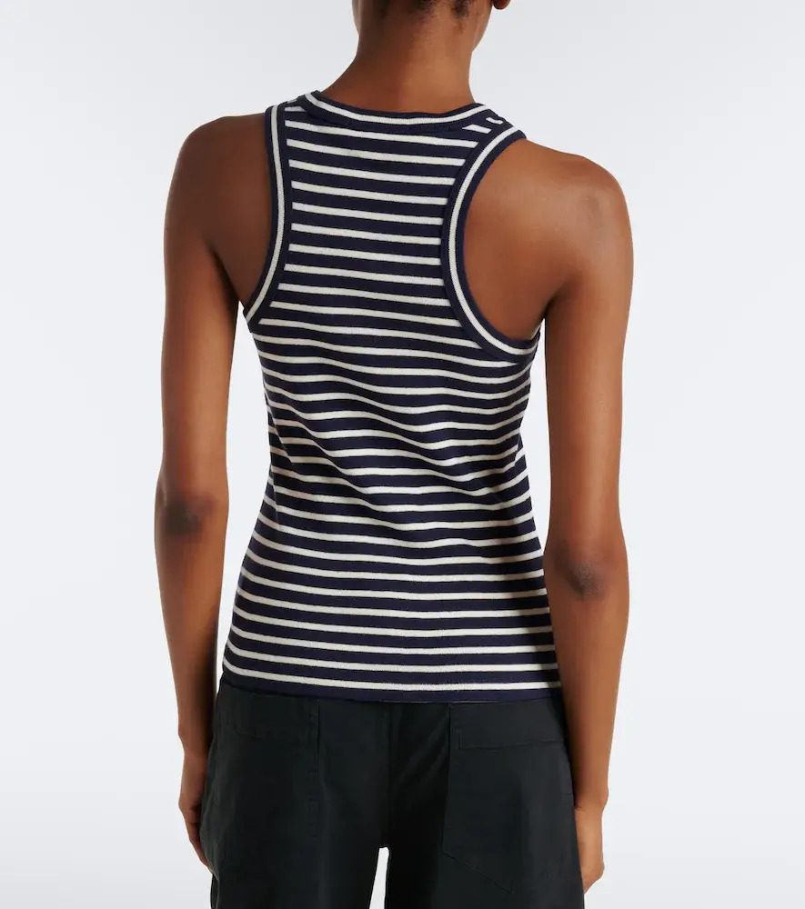 Nili Lotan Hank striped cotton tank top | Thumbnail 3 Nili Lotan Hank striped cotton tank top | Thumbnail 3