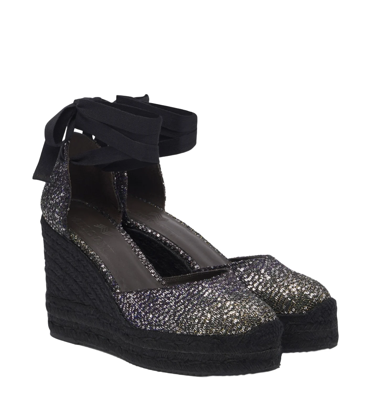 Missoni Eva sequined espadrille wedges