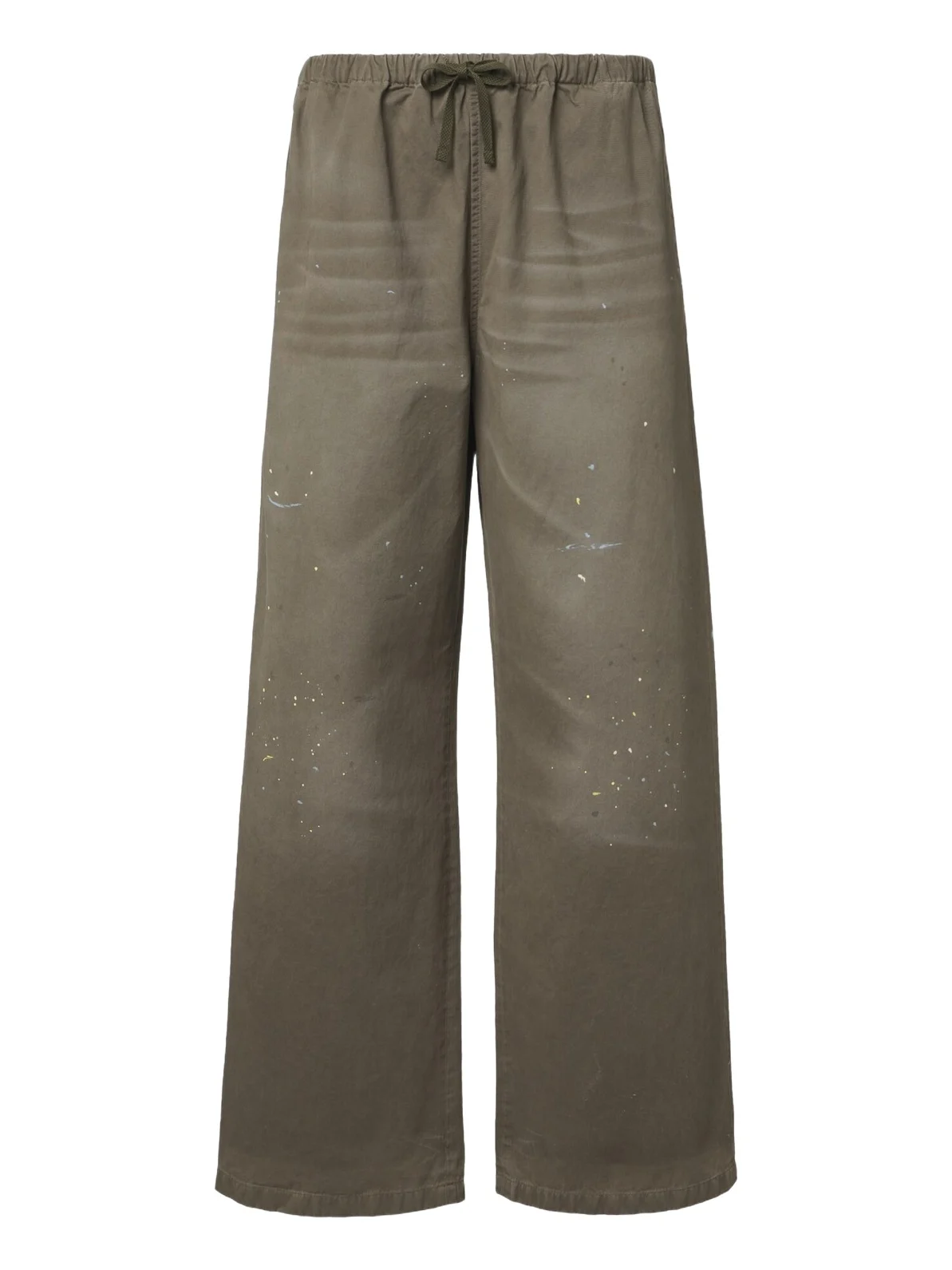 Cotton twill wide-leg pants Cotton twill wide-leg pants