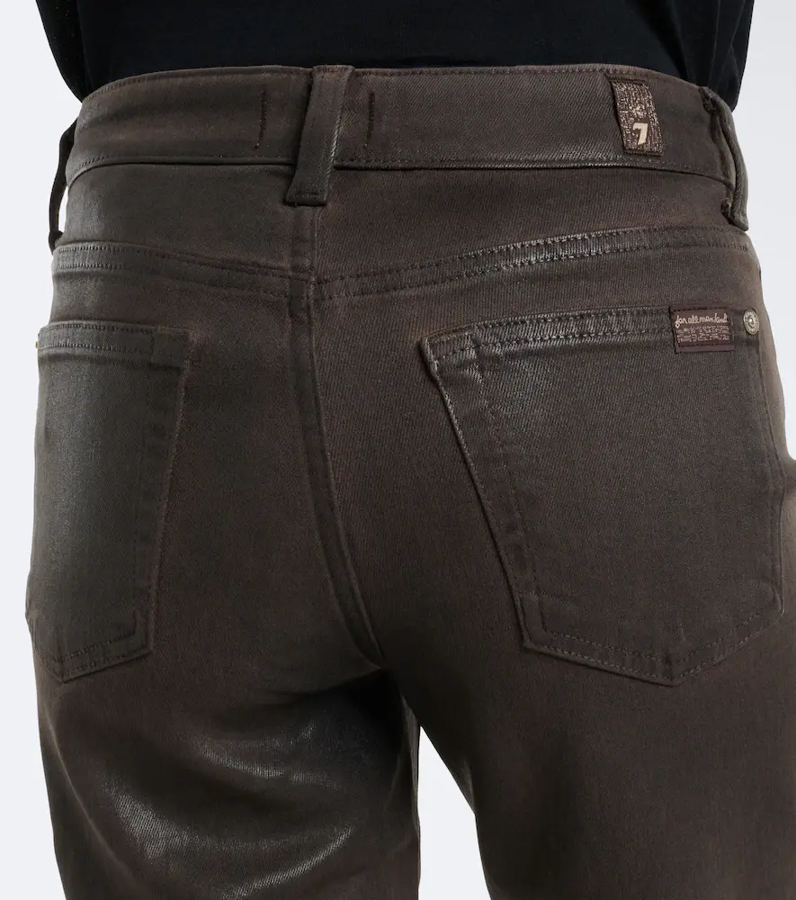 7 For All Mankind The Leggy bootcut coated jeans | Thumbnail 7 7 For All Mankind The Leggy bootcut coated jeans | Thumbnail 7