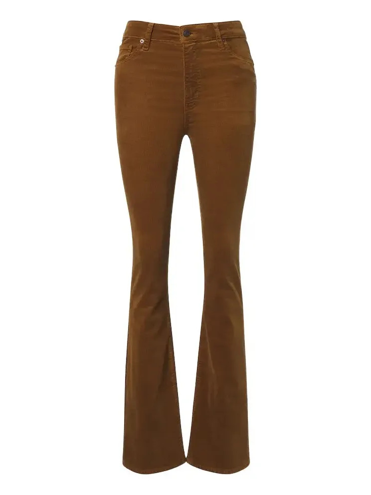 The Corduroy Bootcut cotton-blend pants The Corduroy Bootcut cotton-blend pants