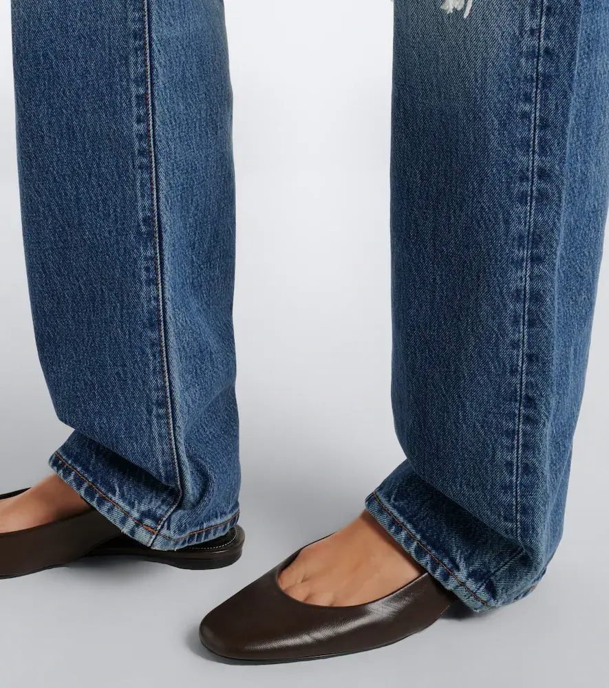Frame The Vertical distressed straight jeans | Thumbnail 5 Frame The Vertical distressed straight jeans | Thumbnail 5