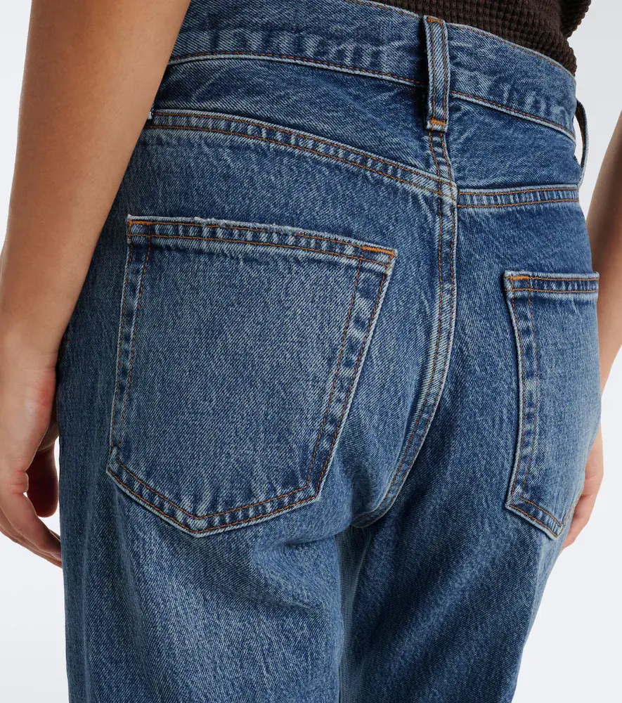 Frame The Vertical distressed straight jeans | Thumbnail 6 Frame The Vertical distressed straight jeans | Thumbnail 6