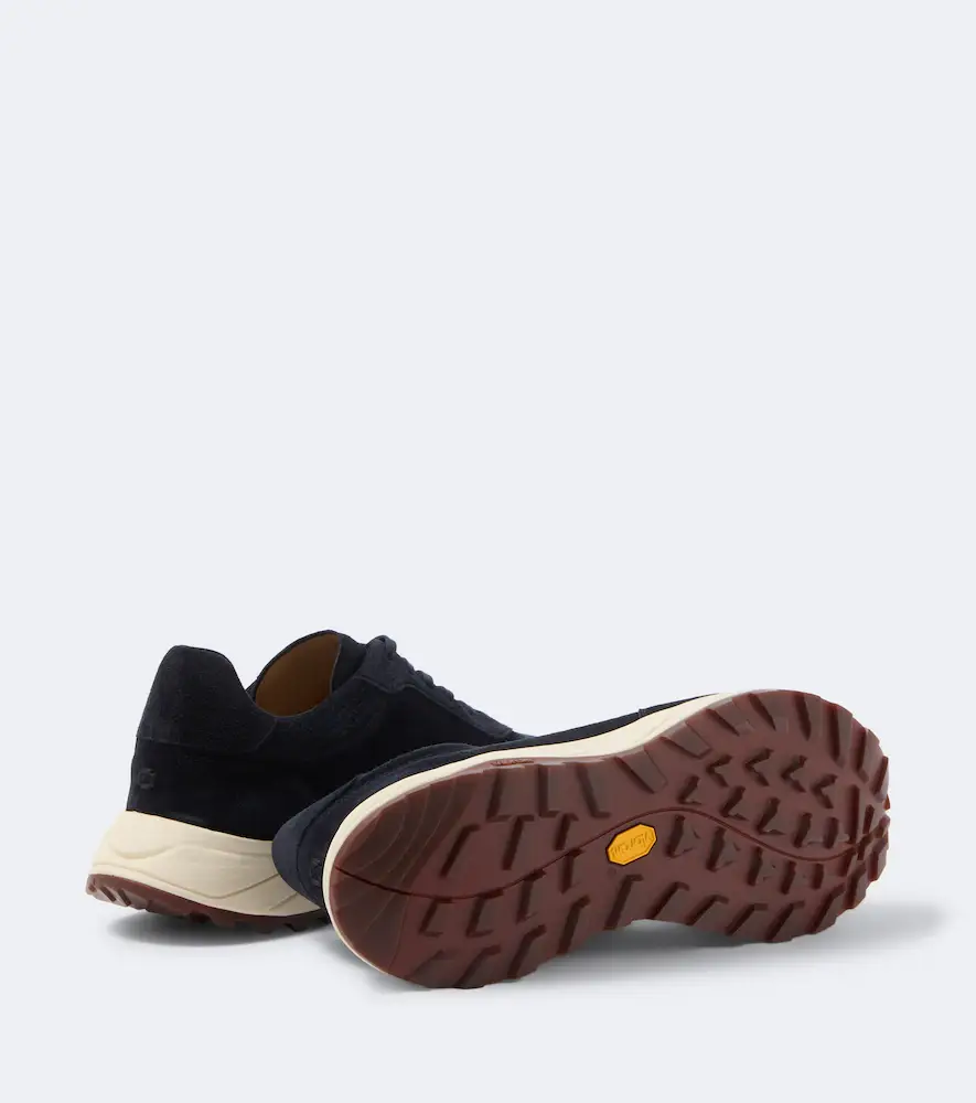 FEDELI Suede-trimmed sneakers | Thumbnail 2
