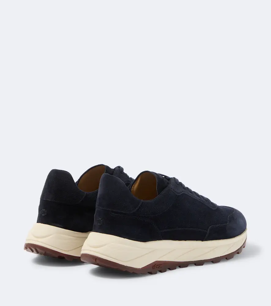 FEDELI Suede-trimmed sneakers | Thumbnail 6