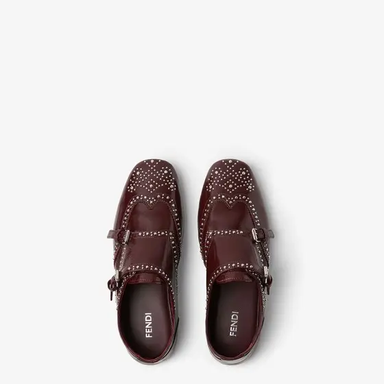 Fendi Stud Leather Double Monk Strap Loafers | Thumbnail 4 Fendi Stud Leather Double Monk Strap Loafers | Thumbnail 4