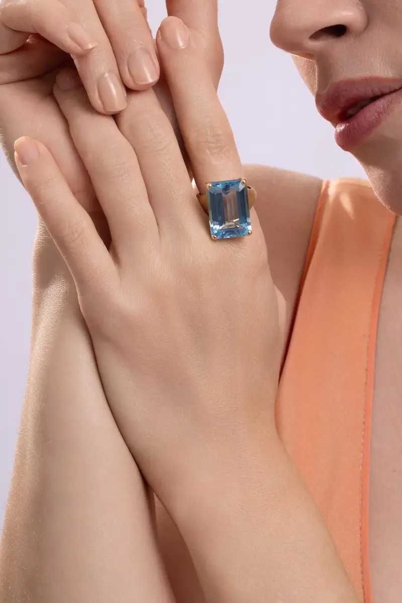 MARCO BICEGO Blue Topaz Murano Ring | Thumbnail 2 MARCO BICEGO Blue Topaz Murano Ring | Thumbnail 2