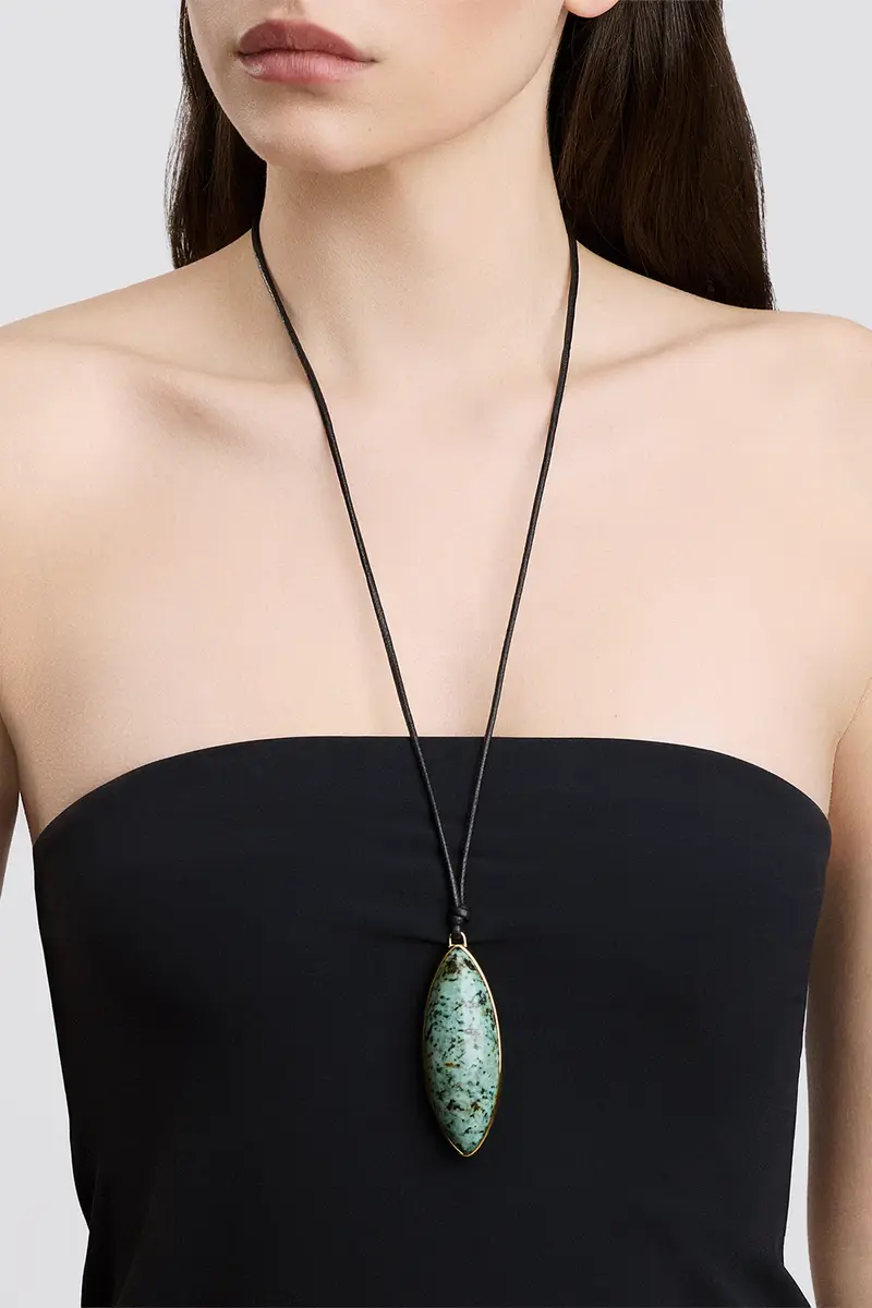 Jennifer Fisher Turqouise Dagger Pendant Necklace | Thumbnail 2