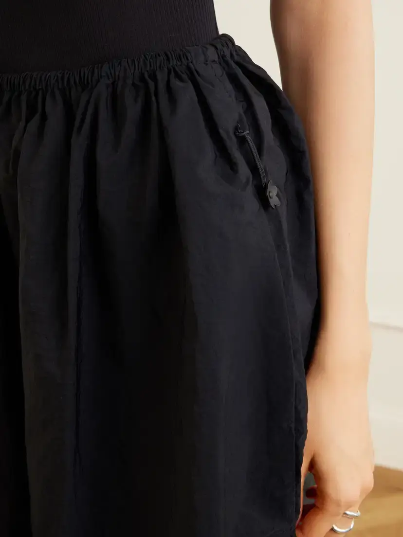 Cecilie Bahnsen Cbfiella Embroidered Scalloped Taffeta Midi Skirt | Thumbnail 5