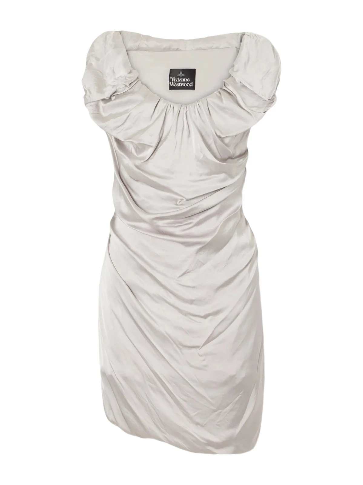 Ginnie Gathered Satin Mini Dress Ginnie Gathered Satin Mini Dress
