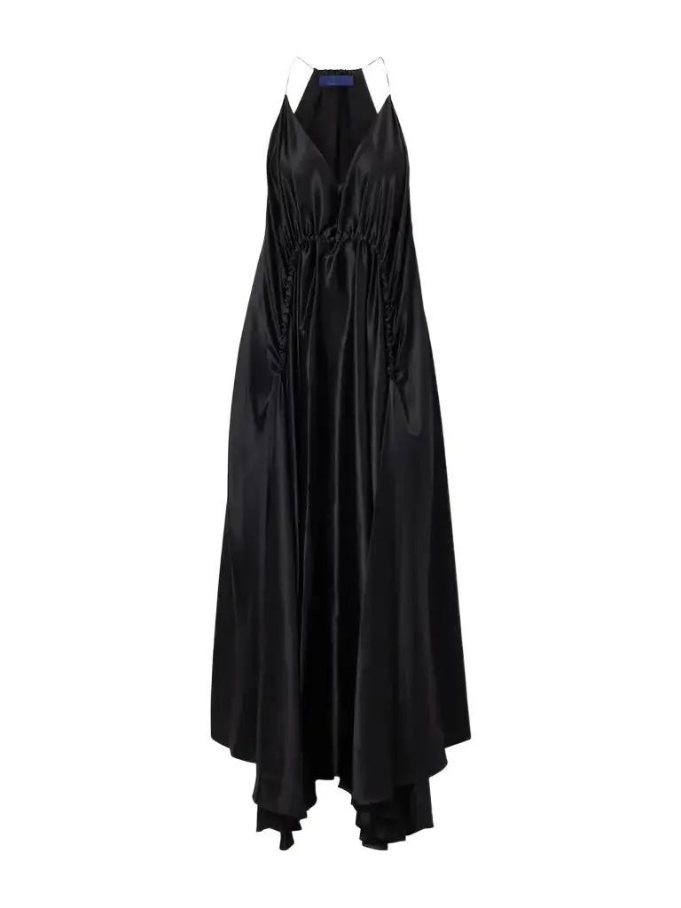 Sharon Wauchob Draped Silk-satin Maxi Dress | Image 1 Sharon Wauchob Draped Silk-satin Maxi Dress | Image 1