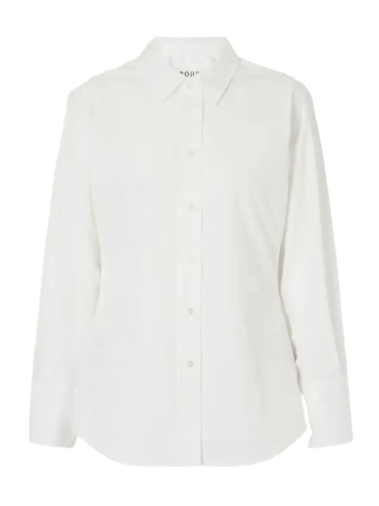 RÓHE Shaped Crinkled Cotton-blend Poplin Shirt | Image 1 RÓHE Shaped Crinkled Cotton-blend Poplin Shirt | Image 1