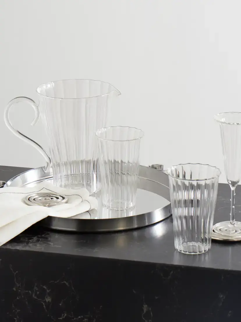 Sophie Lou Jacobsen Le Verre Grand Set Of Four Glass Tumblers | Thumbnail 2 Sophie Lou Jacobsen Le Verre Grand Set Of Four Glass Tumblers | Thumbnail 2