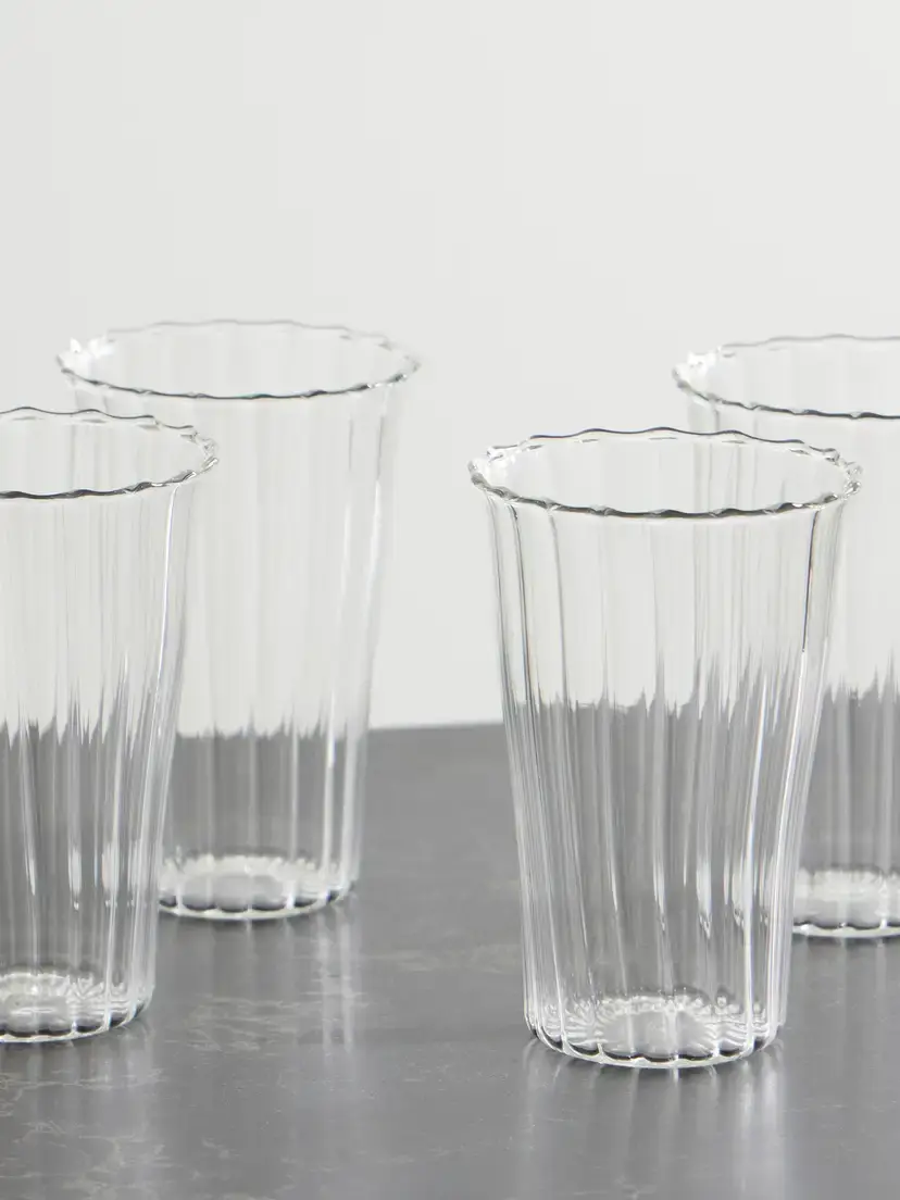 Sophie Lou Jacobsen Le Verre Grand Set Of Four Glass Tumblers | Thumbnail 3 Sophie Lou Jacobsen Le Verre Grand Set Of Four Glass Tumblers | Thumbnail 3