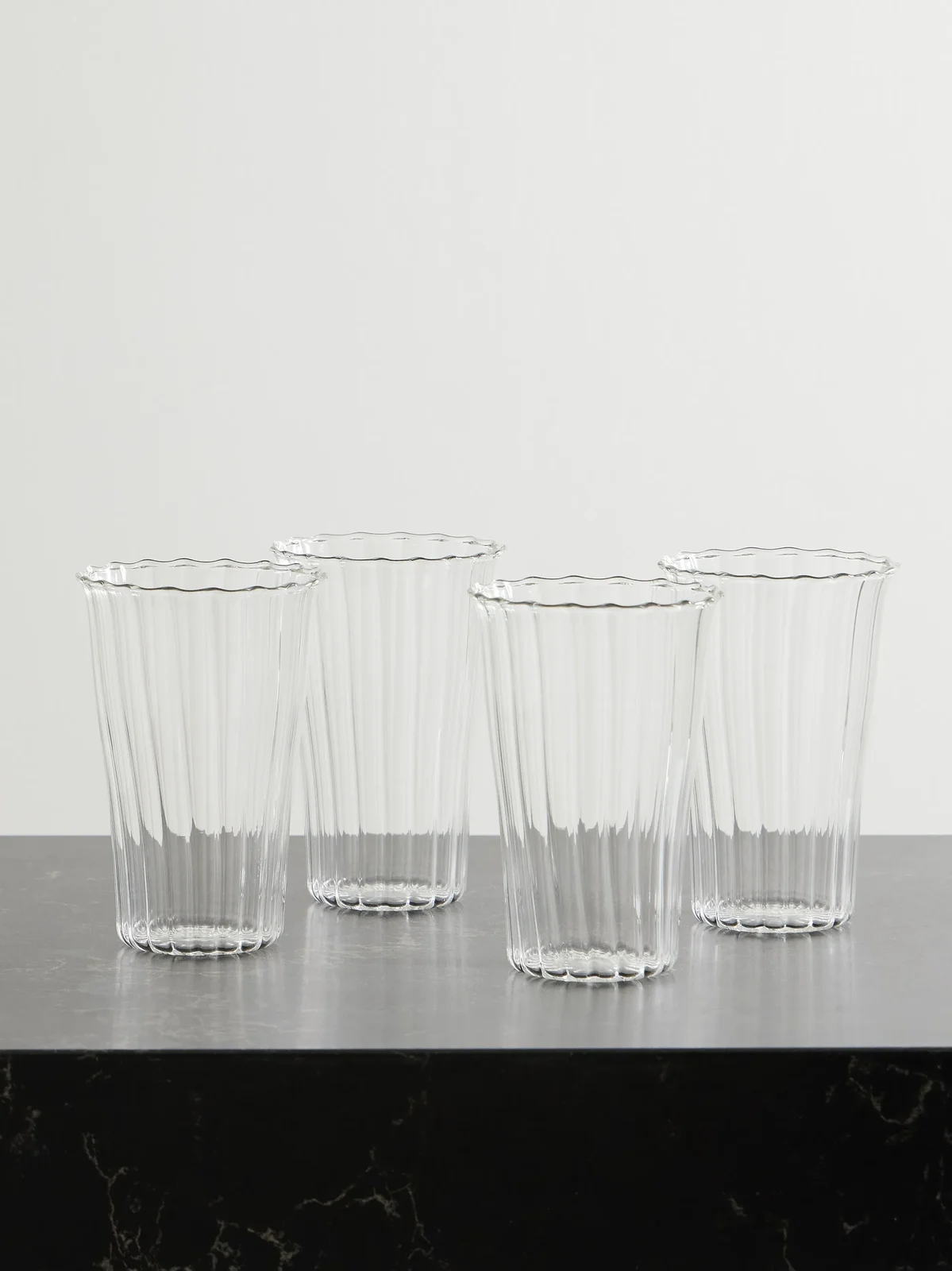 Sophie Lou Jacobsen Le Verre Grand Set Of Four Glass Tumblers
