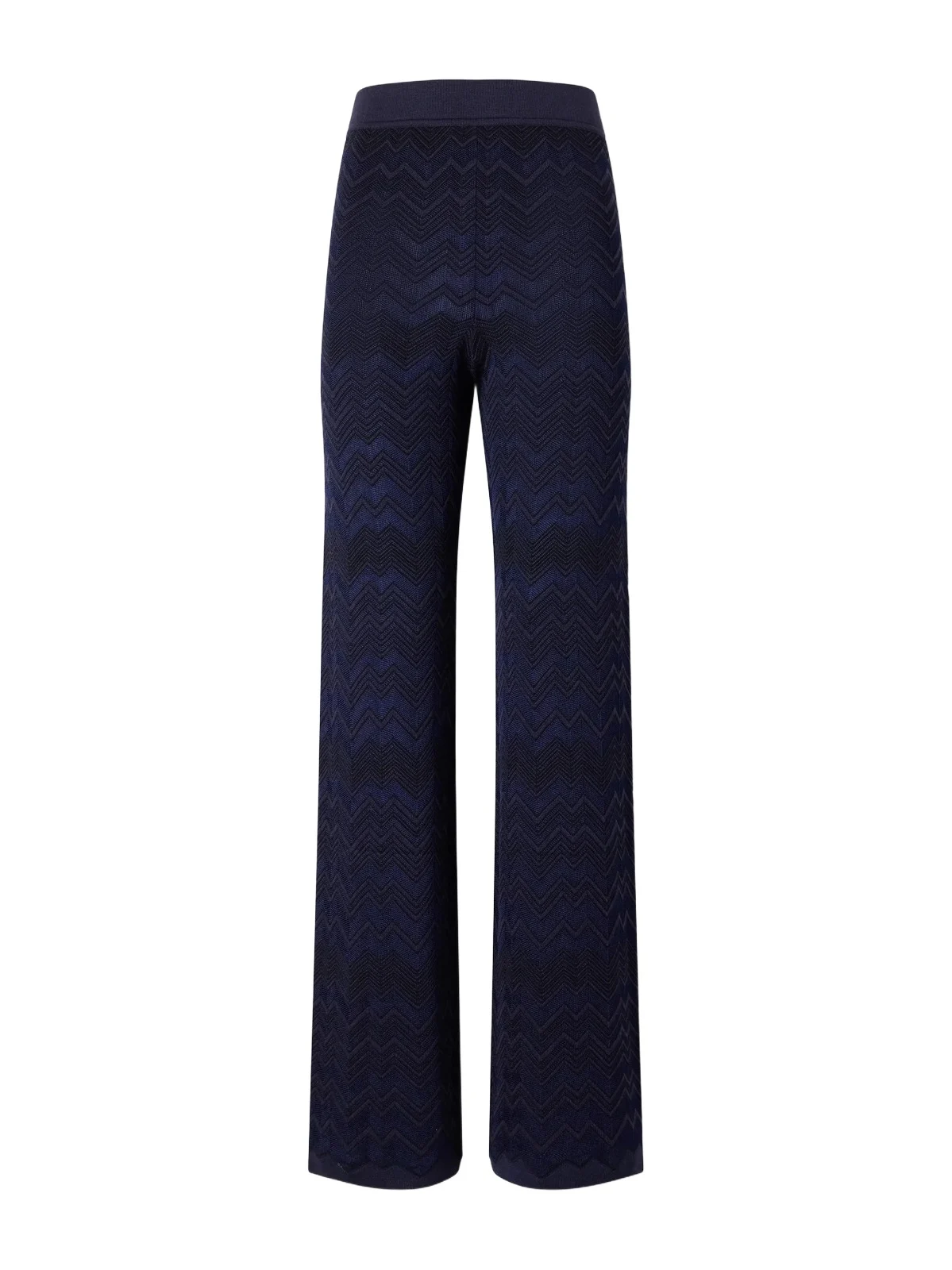 Striped Crochet-knit Straight-leg Pants Striped Crochet-knit Straight-leg Pants