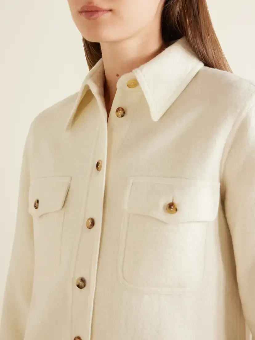 Gabriela Hearst John Austin Cashmere Shirt | Thumbnail 4
