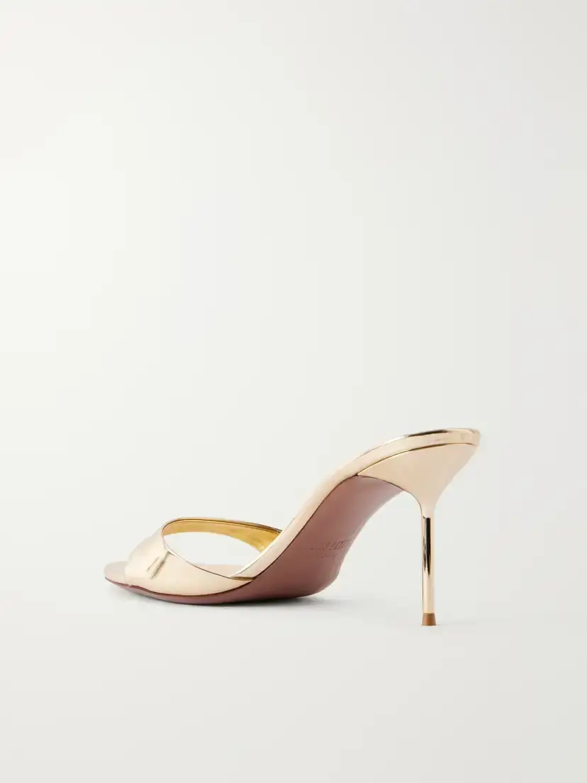 Paris Texas Lidia 70 Metallic Leather Sandals | Thumbnail 3 Paris Texas Lidia 70 Metallic Leather Sandals | Thumbnail 3