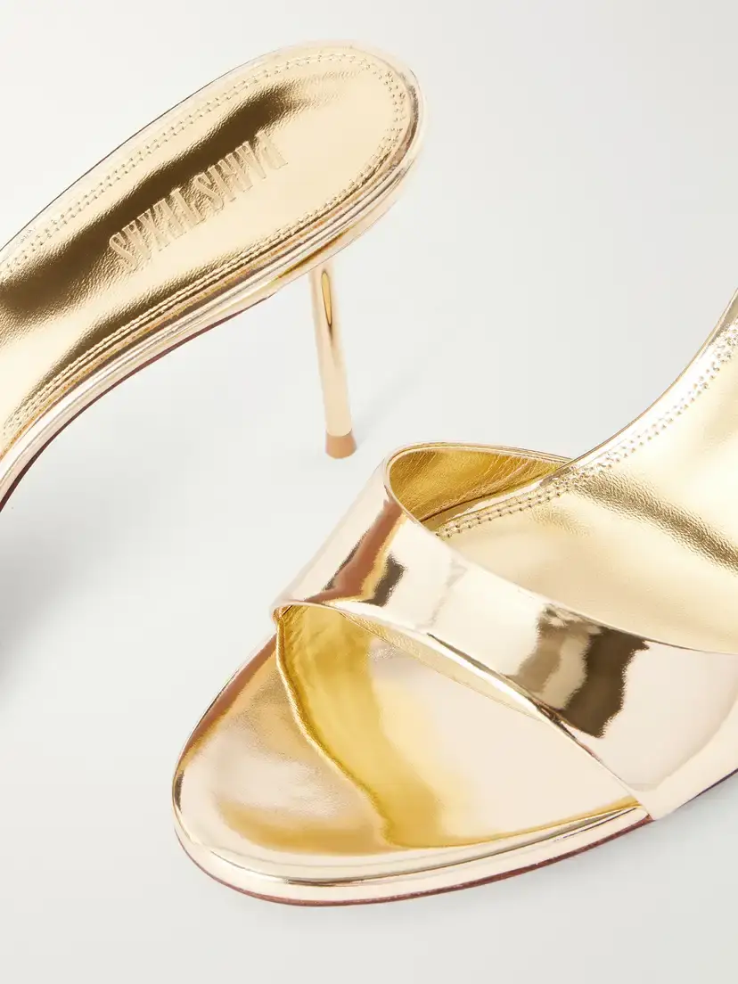 Paris Texas Lidia 70 Metallic Leather Sandals | Thumbnail 5 Paris Texas Lidia 70 Metallic Leather Sandals | Thumbnail 5