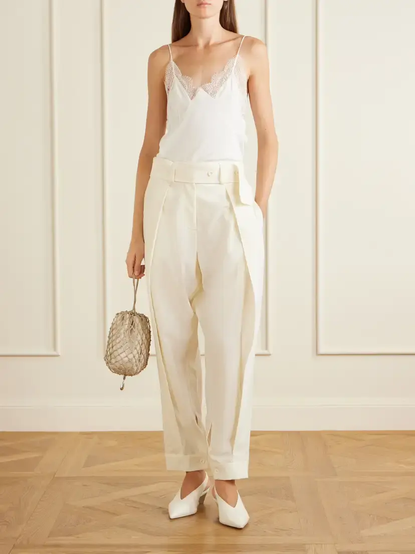 Sharon Wauchob Clio Belted Wool Straight-leg Pants | Thumbnail 2 Sharon Wauchob Clio Belted Wool Straight-leg Pants | Thumbnail 2