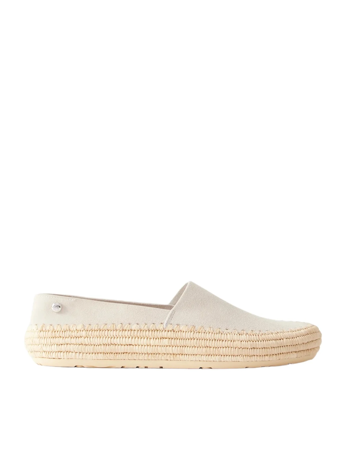 Loewe + Paula's Ibiza Rio Suede And Raffia Espadrilles - Neutrals