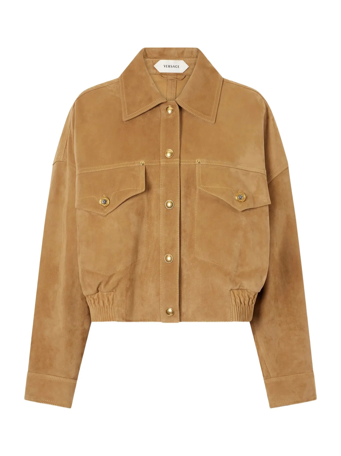 Suede Blouson Jacket