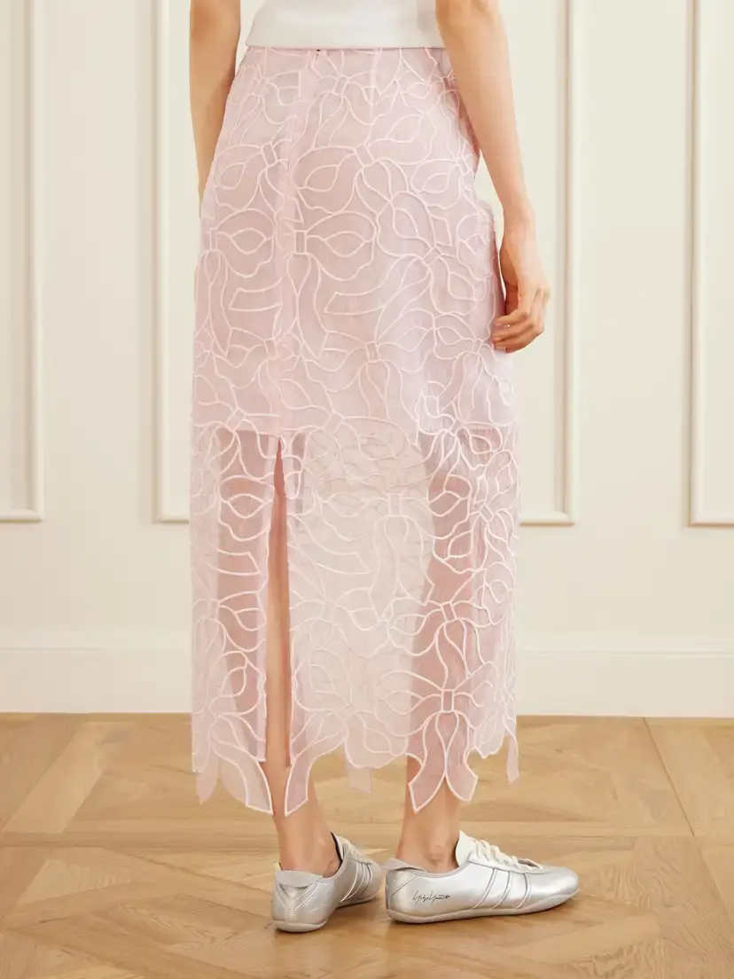 Cecilie Bahnsen Cbgus Embroidered Organza Maxi Skirt | Thumbnail 4 Cecilie Bahnsen Cbgus Embroidered Organza Maxi Skirt | Thumbnail 4