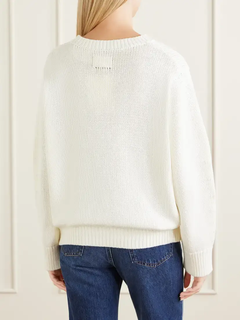 TOTEME Oversized Organic Cotton-blend Sweater | Thumbnail 4 TOTEME Oversized Organic Cotton-blend Sweater | Thumbnail 4