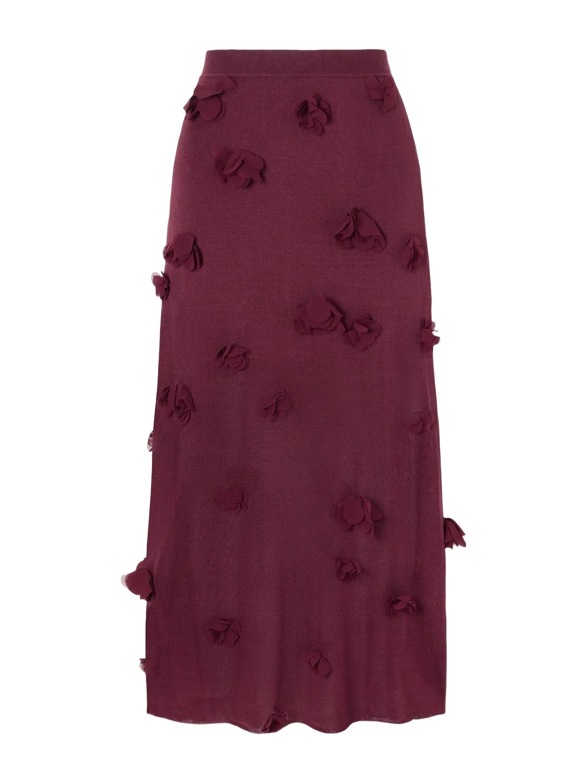 Cora Floral-appliqué Midi Skirt Cora Floral-appliqué Midi Skirt