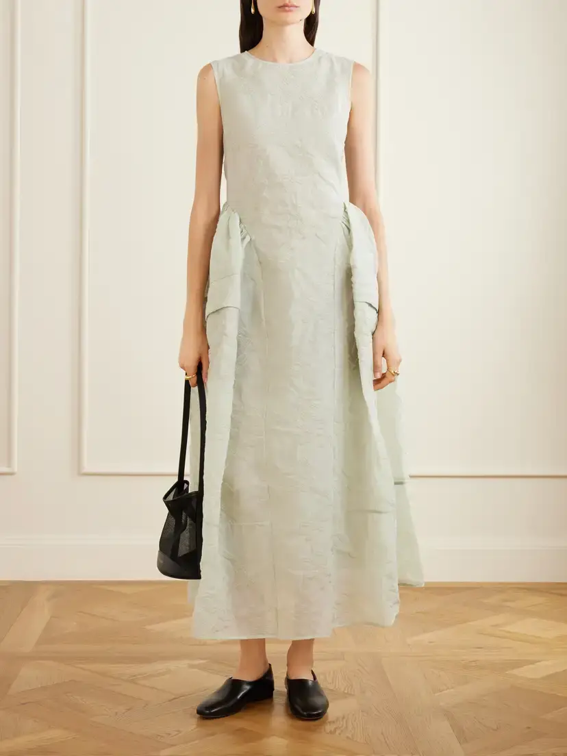 Cecilie Bahnsen Cbduana Papillon Matelassé Maxi Dress | Thumbnail 2
