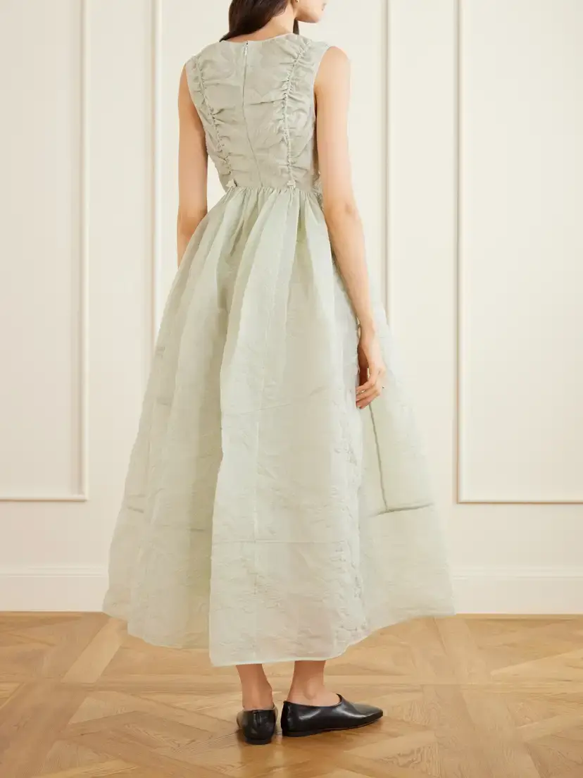 Cecilie Bahnsen Cbduana Papillon Matelassé Maxi Dress | Thumbnail 3