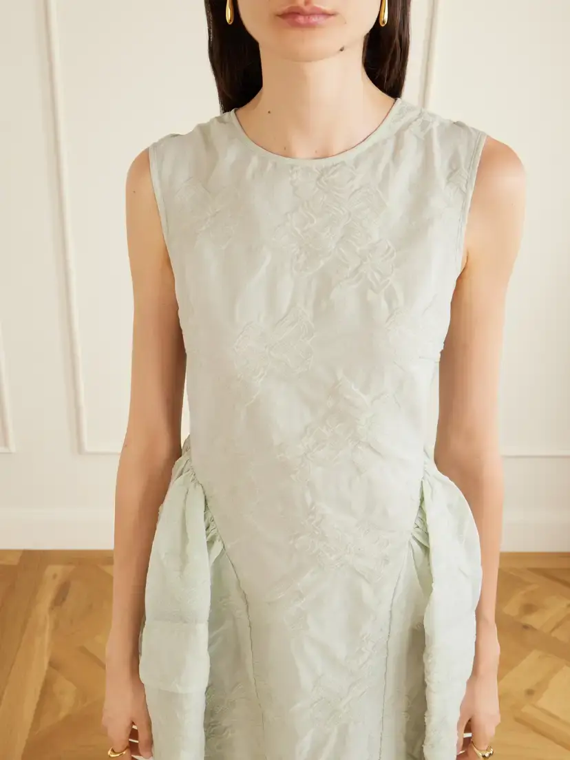 Cecilie Bahnsen Cbduana Papillon Matelassé Maxi Dress | Thumbnail 4