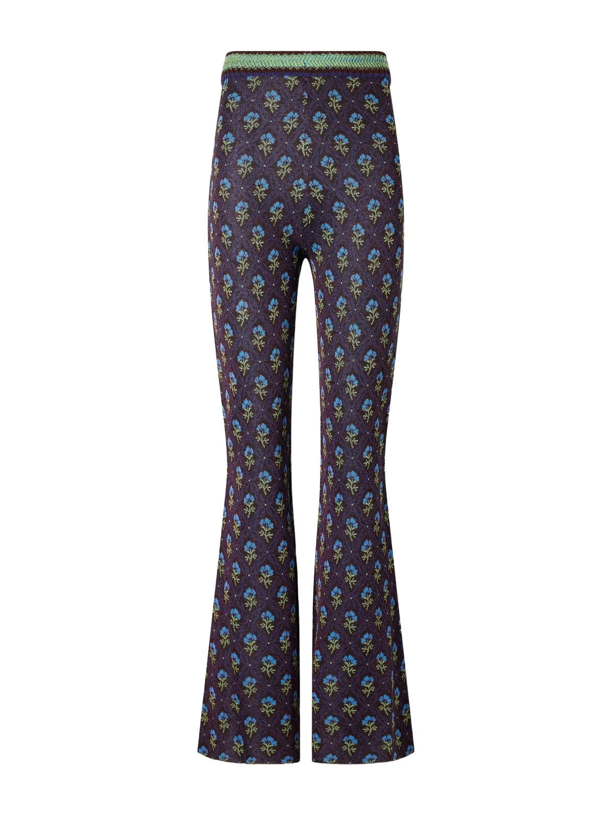 Etro Floral Knitted Flared Pants