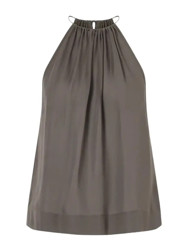 Nili Lotan Nikki Silk Halterneck Tank