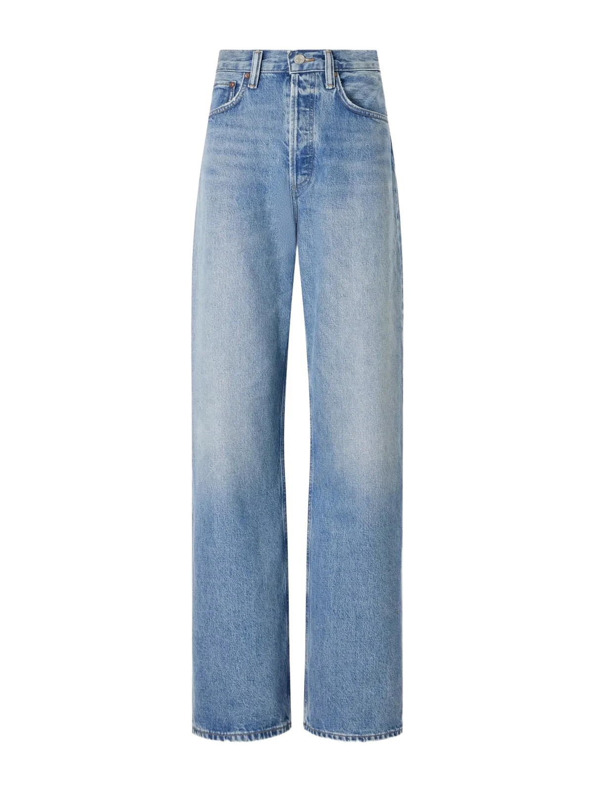 Vintage Loose High-rise Straight-leg Jeans