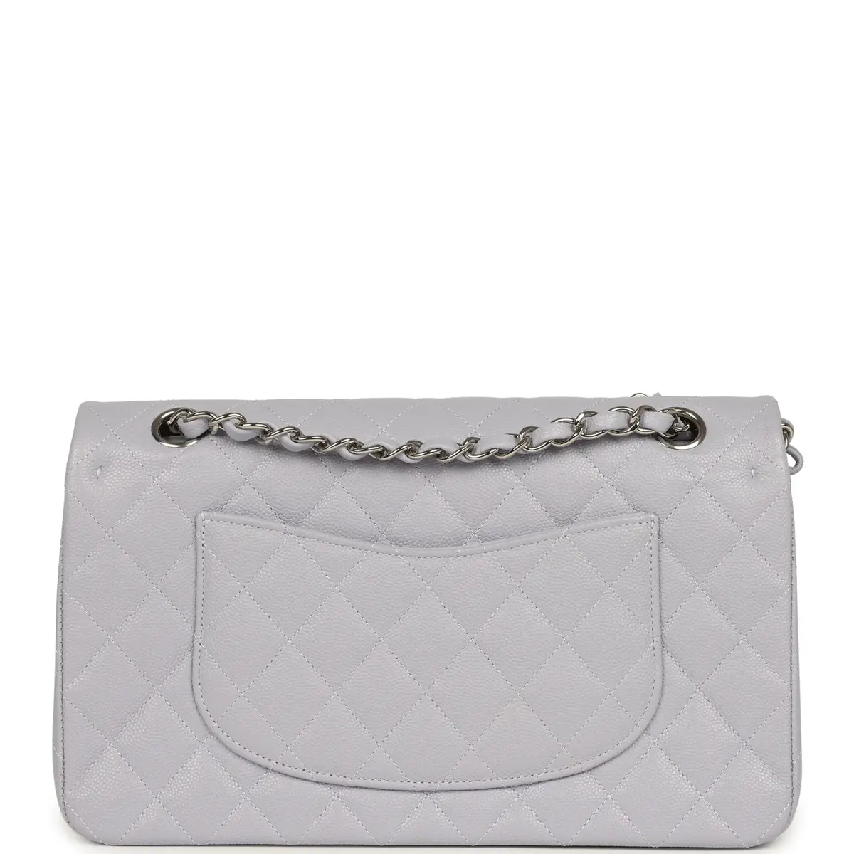 Chanel Chanel Medium Classic Double Flap Bag Light Purple Caviar Silver Hardware | Thumbnail 4 Chanel Chanel Medium Classic Double Flap Bag Light Purple Caviar Silver Hardware | Thumbnail 4