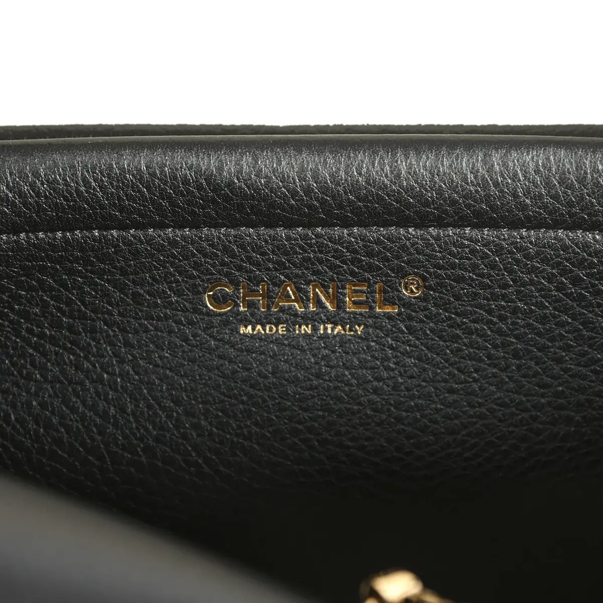 Chanel Chanel Small "Urban Essential" East West Shopping Tote Black Grained Calfskin and Beige Suede Gold Hardware | Thumbnail 10