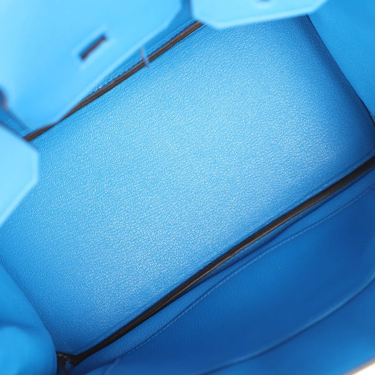 HERMÈS Hermes Birkin 30 Bleu Hydra Togo Palladium Hardware | Thumbnail 8 HERMÈS Hermes Birkin 30 Bleu Hydra Togo Palladium Hardware | Thumbnail 8