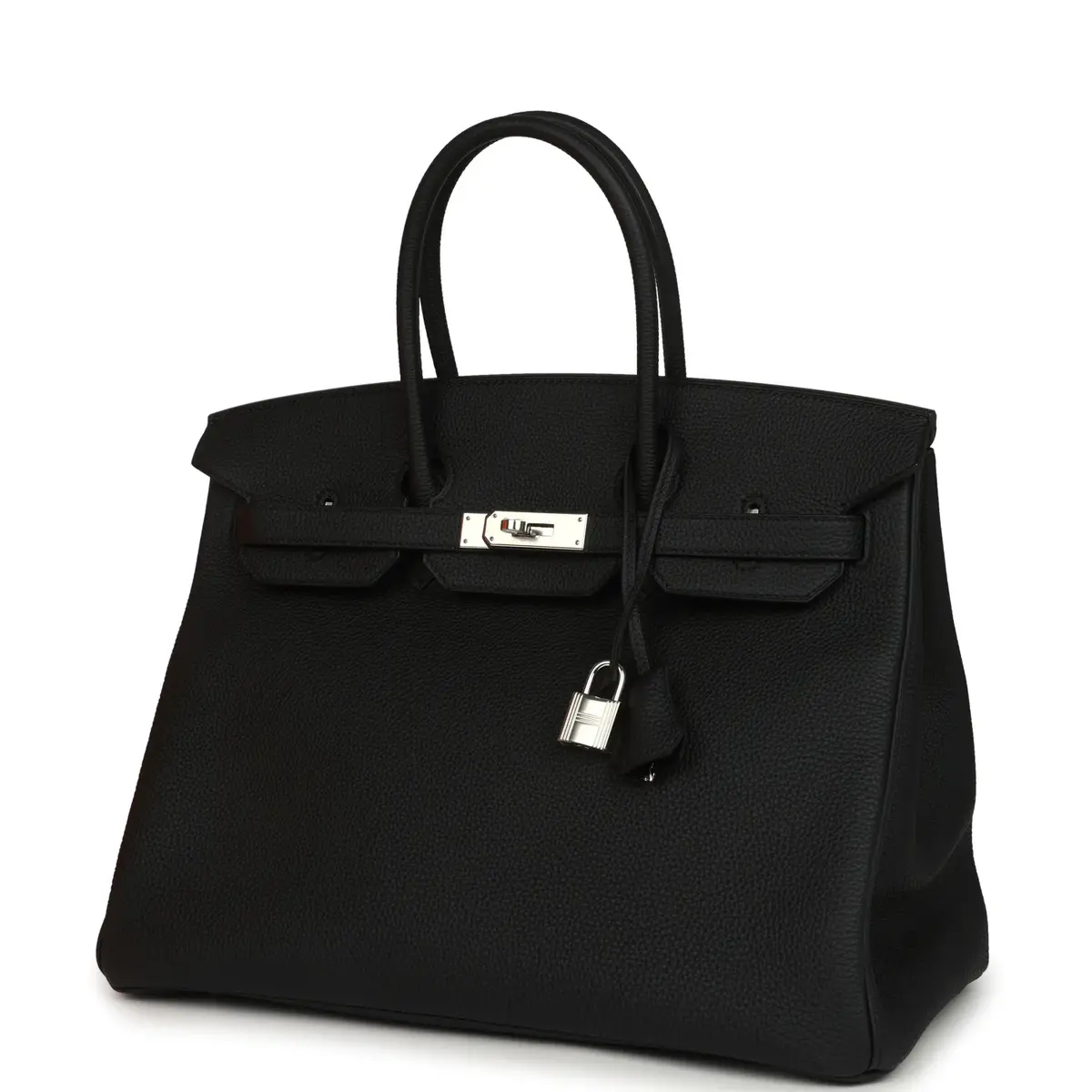 HERMÈS Hermes Birkin 35 Black Togo Palladium Hardware | Thumbnail 5