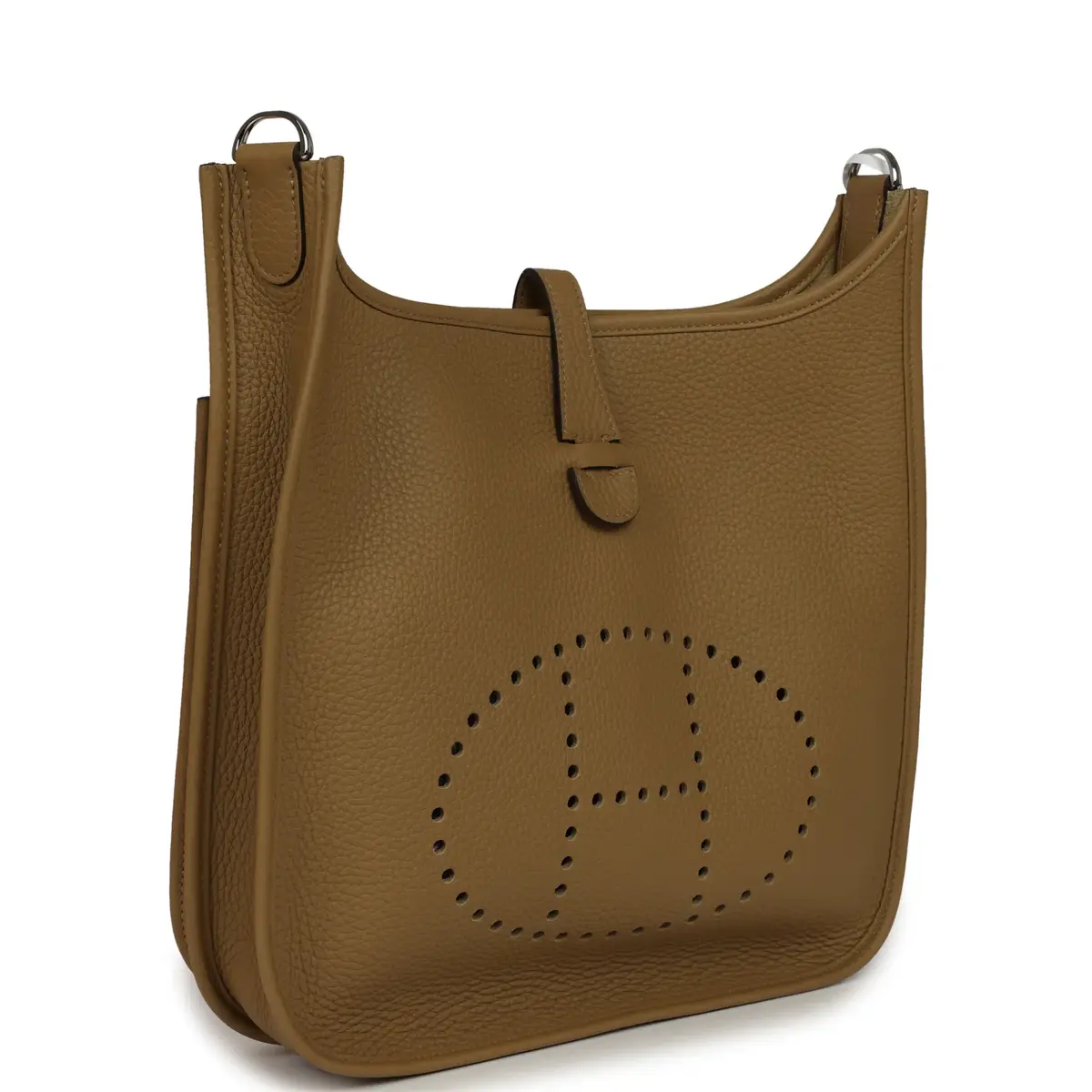 HERMÈS Hermes Evelyne III PM Dune Clemence Palladium Hardware | Thumbnail 2 HERMÈS Hermes Evelyne III PM Dune Clemence Palladium Hardware | Thumbnail 2