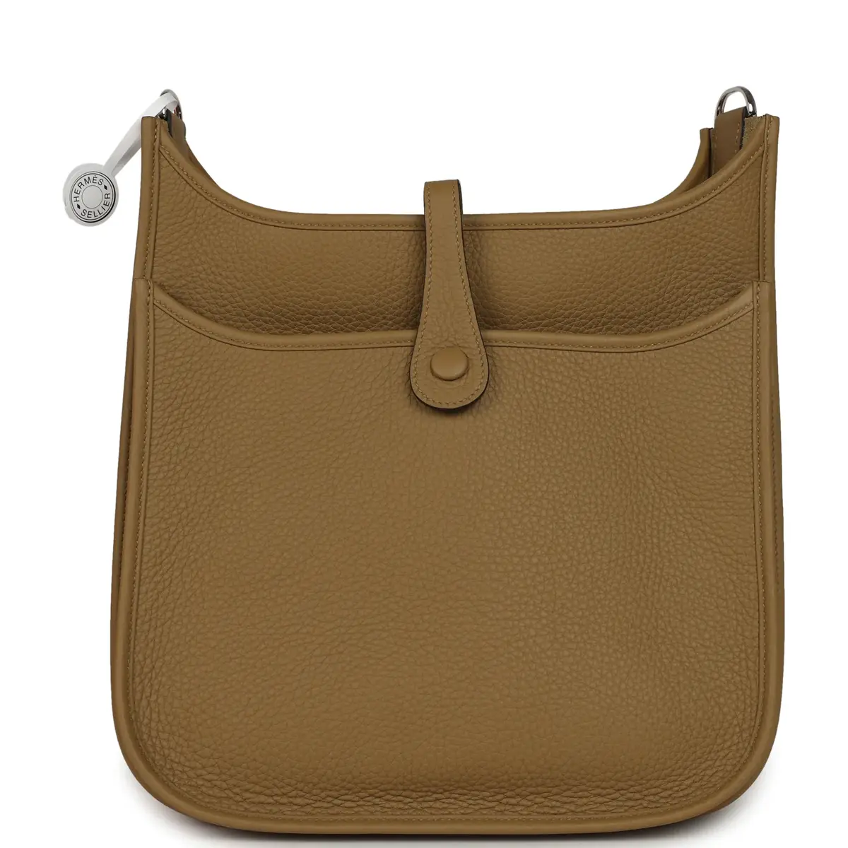 HERMÈS Hermes Evelyne III PM Dune Clemence Palladium Hardware | Thumbnail 4 HERMÈS Hermes Evelyne III PM Dune Clemence Palladium Hardware | Thumbnail 4