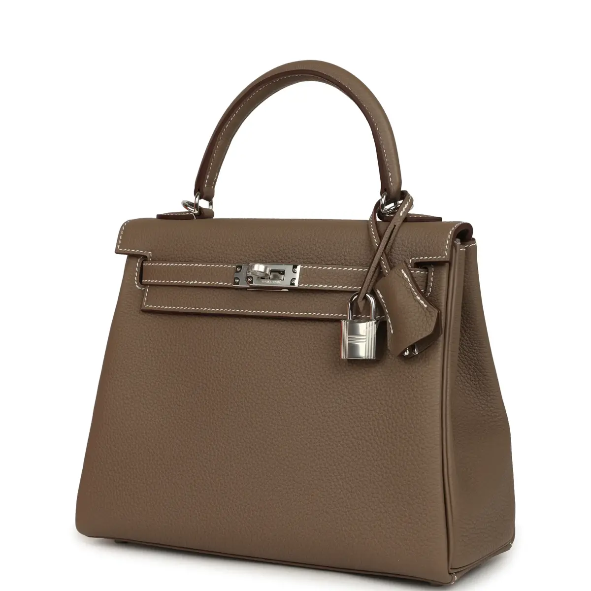HERMÈS Hermes Kelly Retourne 25 Etoupe Togo Palladium Hardware | Thumbnail 5 HERMÈS Hermes Kelly Retourne 25 Etoupe Togo Palladium Hardware | Thumbnail 5