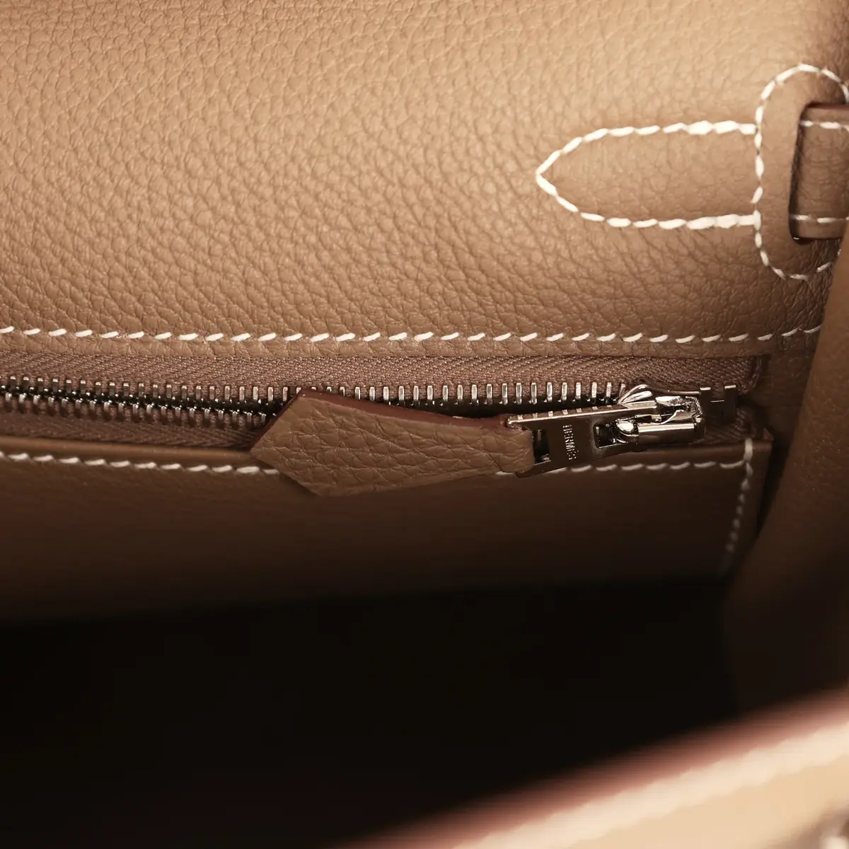 HERMÈS Hermes Kelly Retourne 25 Etoupe Togo Palladium Hardware | Thumbnail 9 HERMÈS Hermes Kelly Retourne 25 Etoupe Togo Palladium Hardware | Thumbnail 9